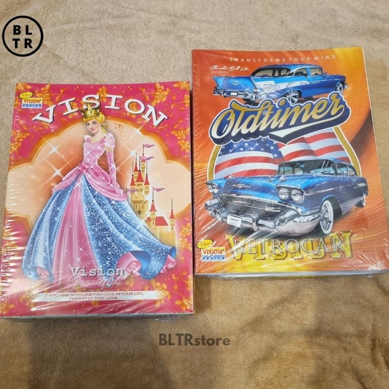 

PAK // BUKU TULIS VISION 38 LEMBAR // BUKU TULIS KWARTO // 1 PAK ISI 10 BUKU