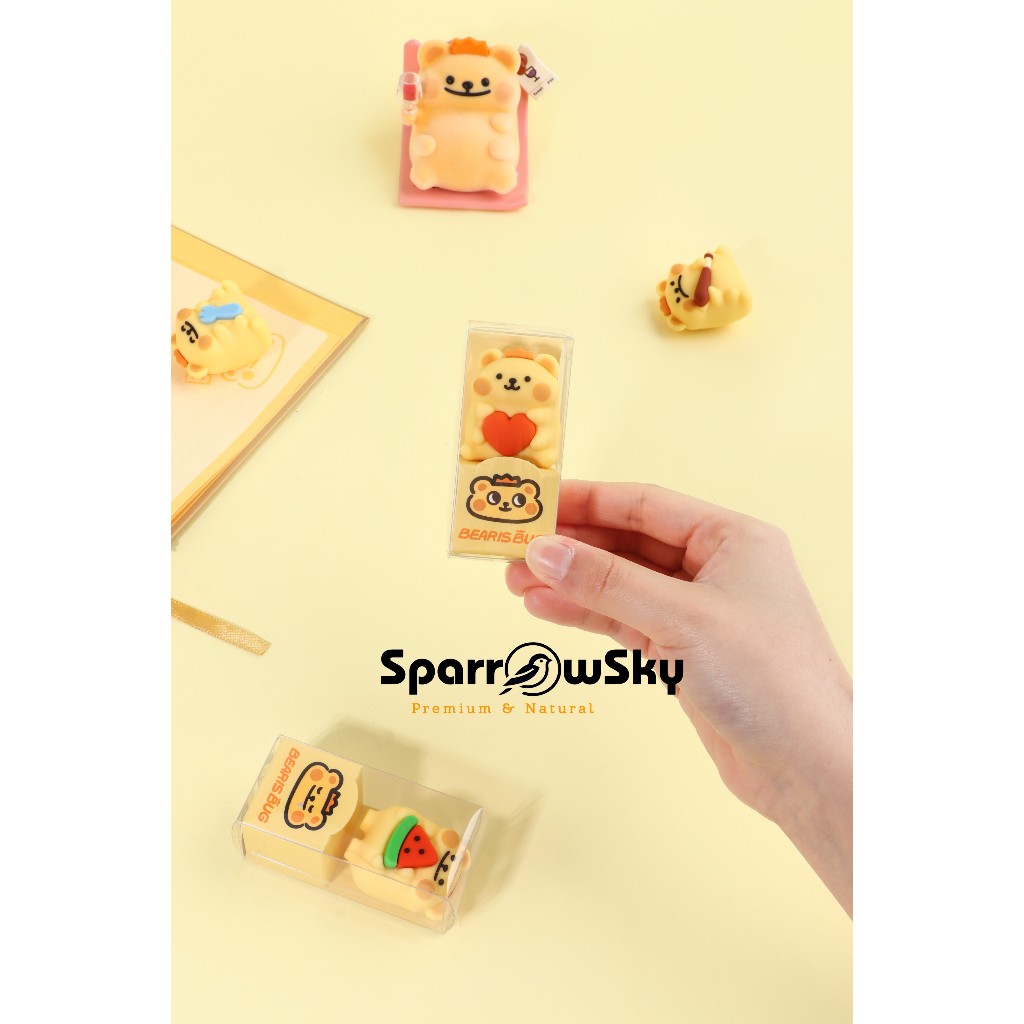 

SPARROW Penghapus / 3D Eraser / Karakter Lucu Cantik BEARISBUG (8273)