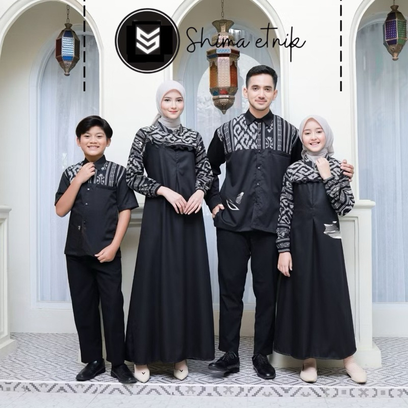 READY STOK Baju Sarimbit Tenun Keluarga Baju Couple Keluarga Dress Couple Kondangan Busana Muslim Te