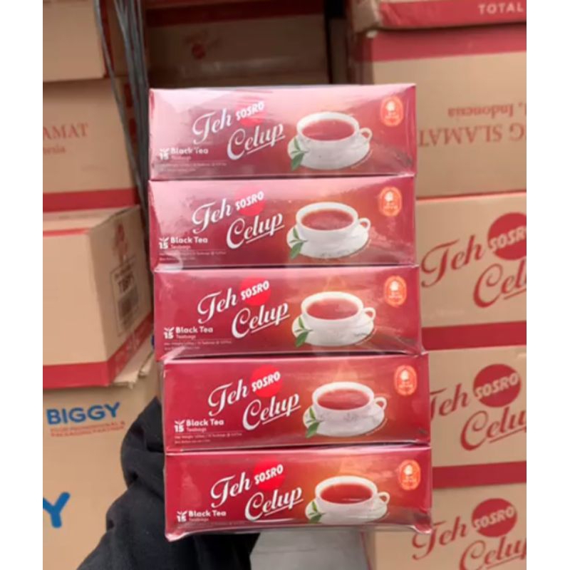 

teh celup sosro 30gr paket isi 10 pak