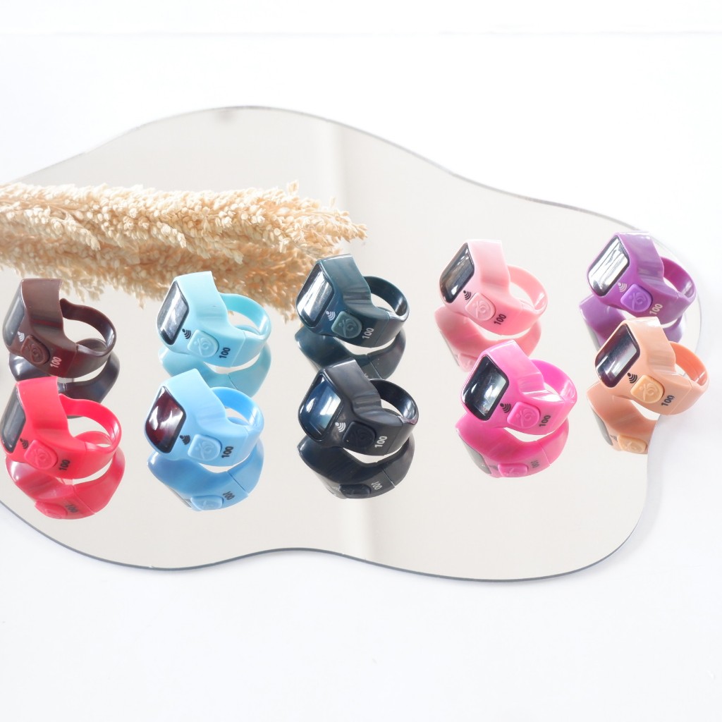 aminaaa.id - tasbih digital cincin beep 100 polos led daily