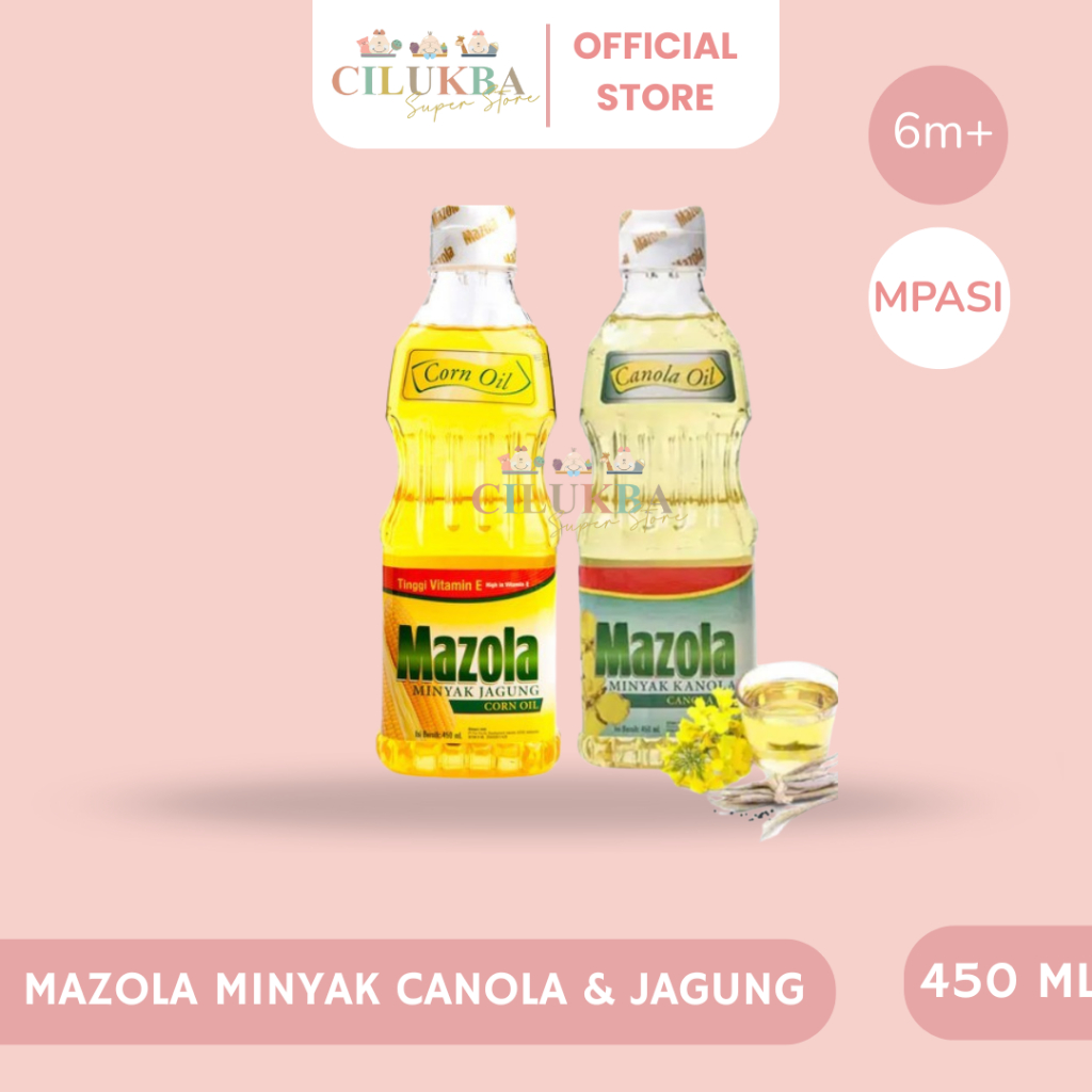 

MAZOLA MINYAK CANOLA & MINYAK JAGUNG | MINYAK MPASI | MINYAK UNTUK MENUMIS/MENGGORENG MPASI | MINYAK SEHAT | MINYAK