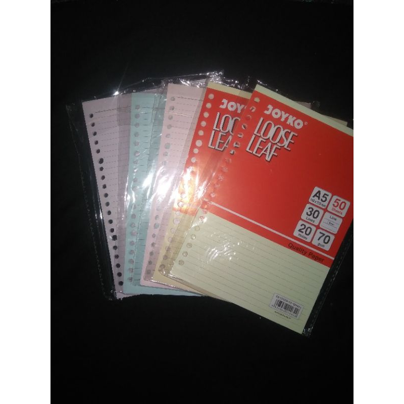 

Joyko loose leaf B5/A5-7020/50 sheat/isi kertas binder joyko