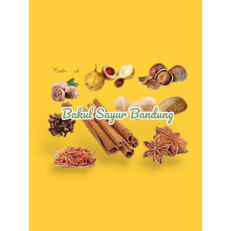 Bumbu renceng ( Bunga lawang, kapulaga, cengkeh, kayu manis, jinten ) - Bakul Sayur Bandung