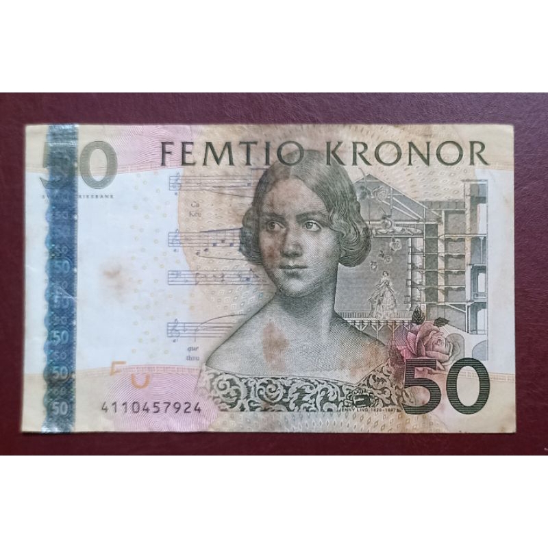 UANG SWEDIA 50 KRONOR