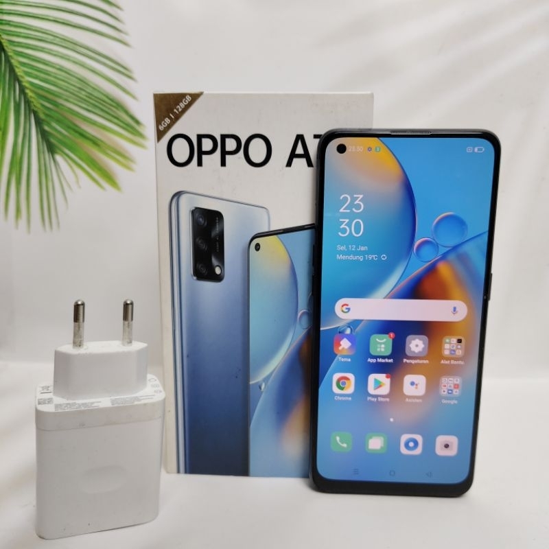 Oppo A74 5G 6/128GB Fullset Second Garansi Resmi