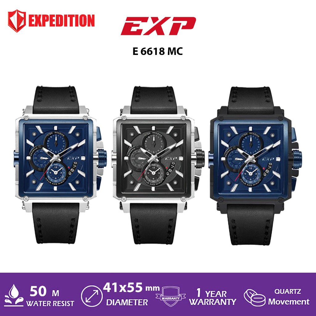 E6618 JAM TANGAN PRIA EXPEDITION E 6618 ORIGINAL ANALOG WATCHES