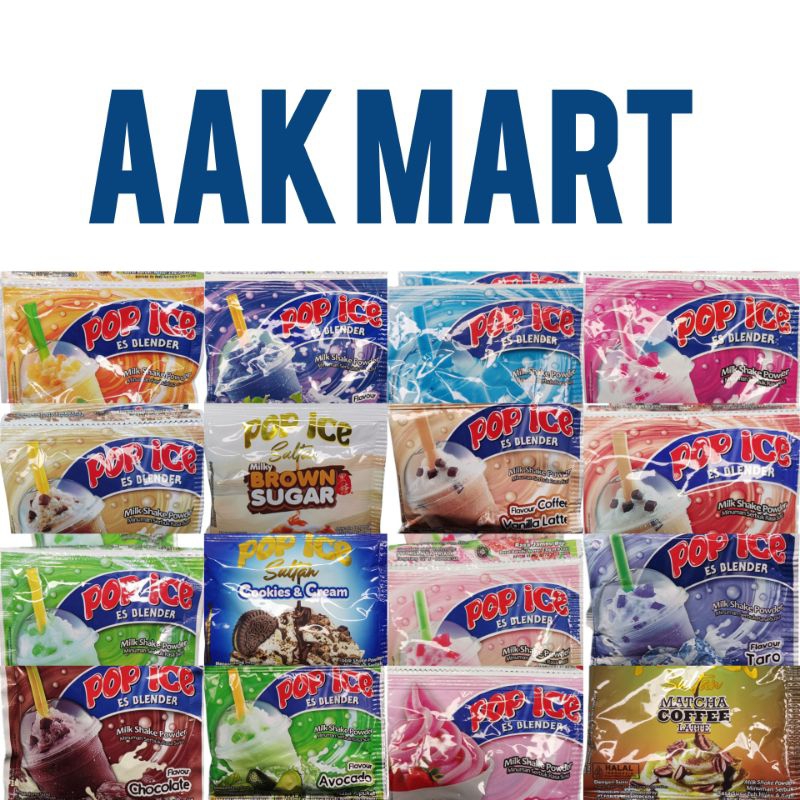 

Pop ice varian rasa satu renceng 10 sachet