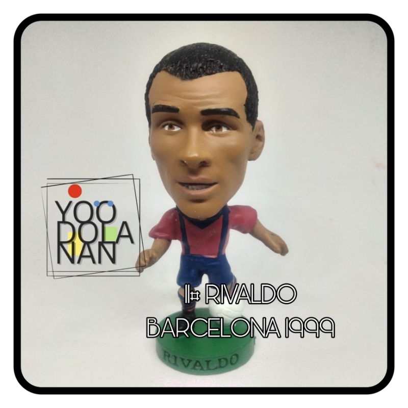 11# RIVALDO - BARCELONA 1999 CORINTHIAN PROSTARS FIGURE PEMAIN BOLA