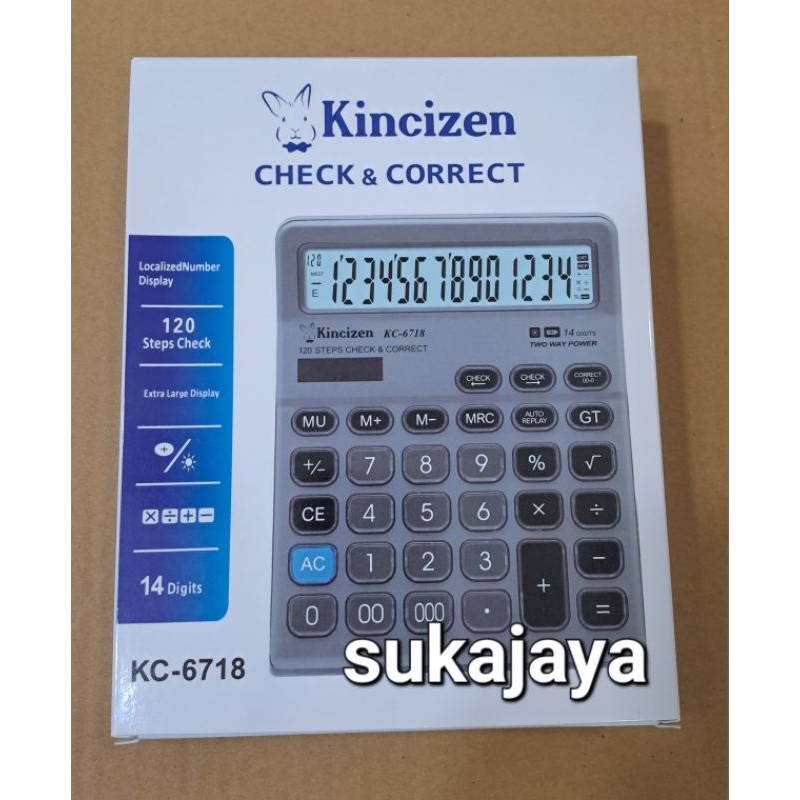kalkulator besar 14 digit kc 6718