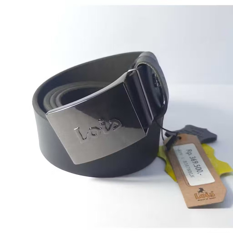 B387NBLN - IKAT PINGGANG KULIT PRIA LOIS ORIGINAL | BELT PRIA LOIS JEANS