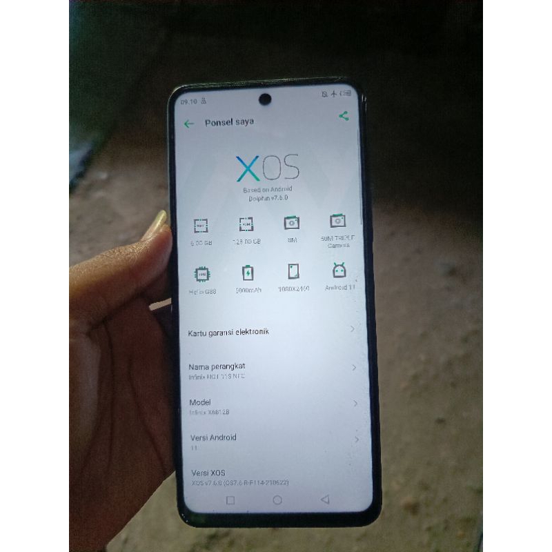 infinix hot 11s nfc 6/128 second