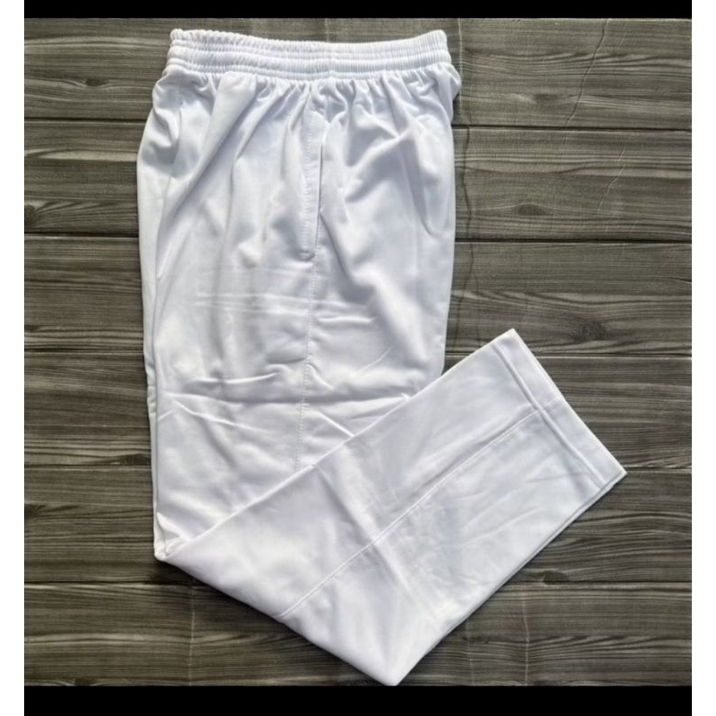 CELANA TRAINING PUTIH POLOS/CELANA OLAHRAGA/CELANA SPORT/JOGING/CELANA TRAINING DEWASA/PRIA DAN WANI