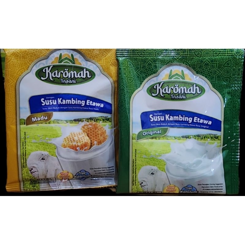 

Susu Kambing Etawa Karomah Ori / Madu - 20g