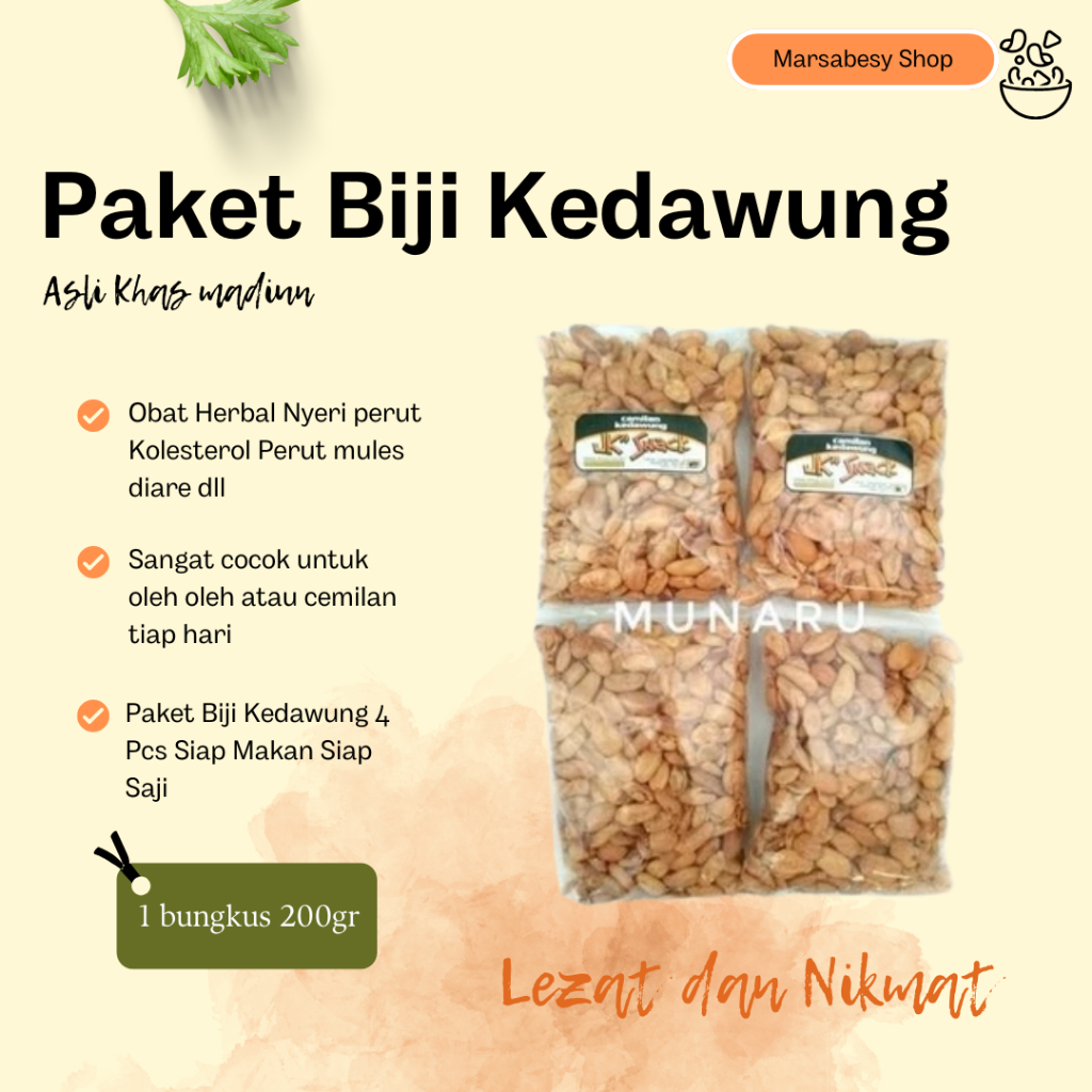 

NEW Paket Biji Kedawung Siap Saji Cemilan Sehat Peundeuy Kacang Kedaung Kedawong Obat Kolesterol Perut Mules MURAH BERKUALITAS