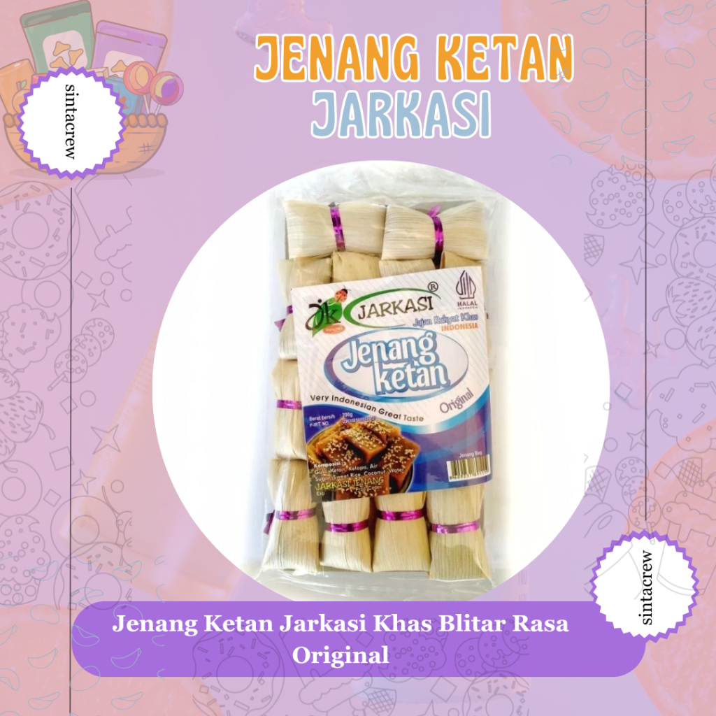 

Jenang Ketan Jarkasi Khas Blitar Rasa Original