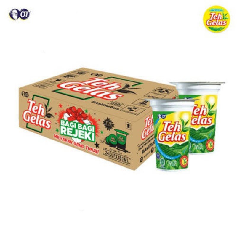 

TEH GELAS 1 dus isi 24 x 180ml Dari OT