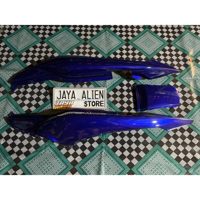 Body Belakang Motor Verza Original (Biru Polos) Cat Repaint