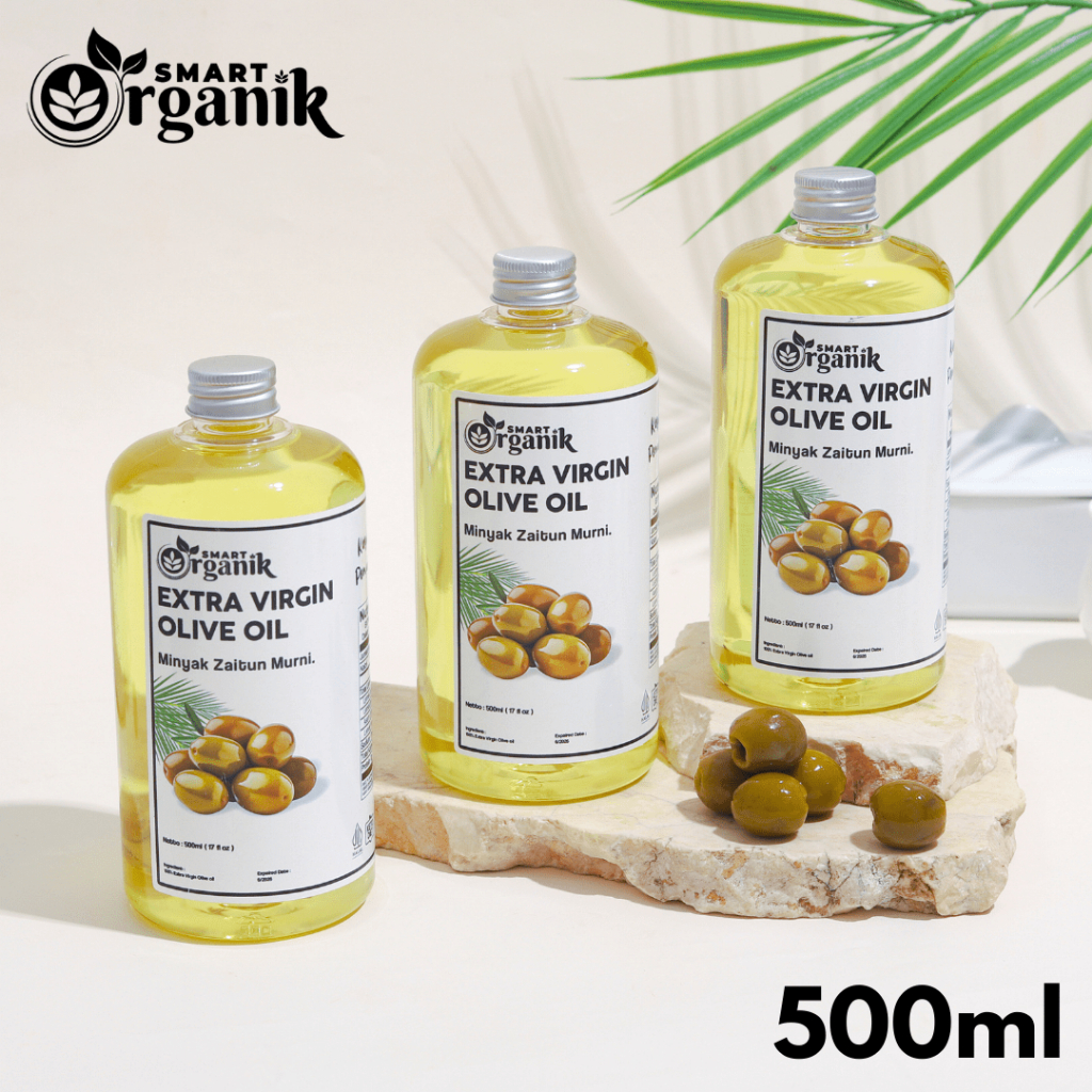 

Minyak Zaitun Murni Extra Virgin Olive Oil EVOO Untuk Memasak Dan Perawatan Tubuh Smart Organik
