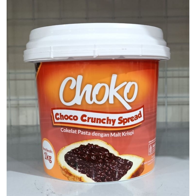 

CHOKO CRUNCHY SPREAD 1KG (Selai coklat/ Isian roti)