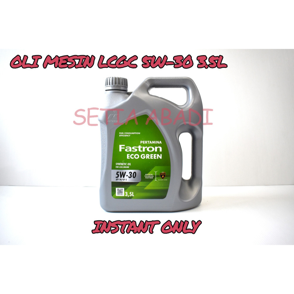 OIL / OLI MESIN FASTRON ECO 5W-30 3.5 LITER