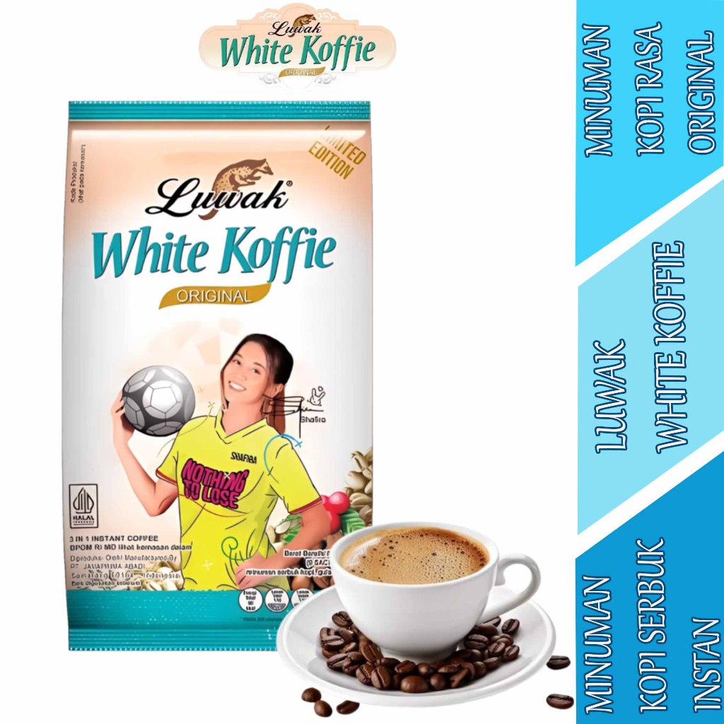 

Coffee Instan Rasa Original - Luwak White Koffie - Minuman Coffee Instan - 9scht x 20gr