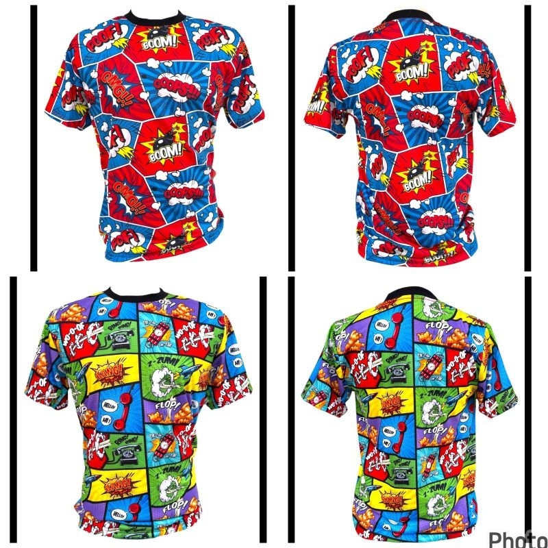 kaos komik unik