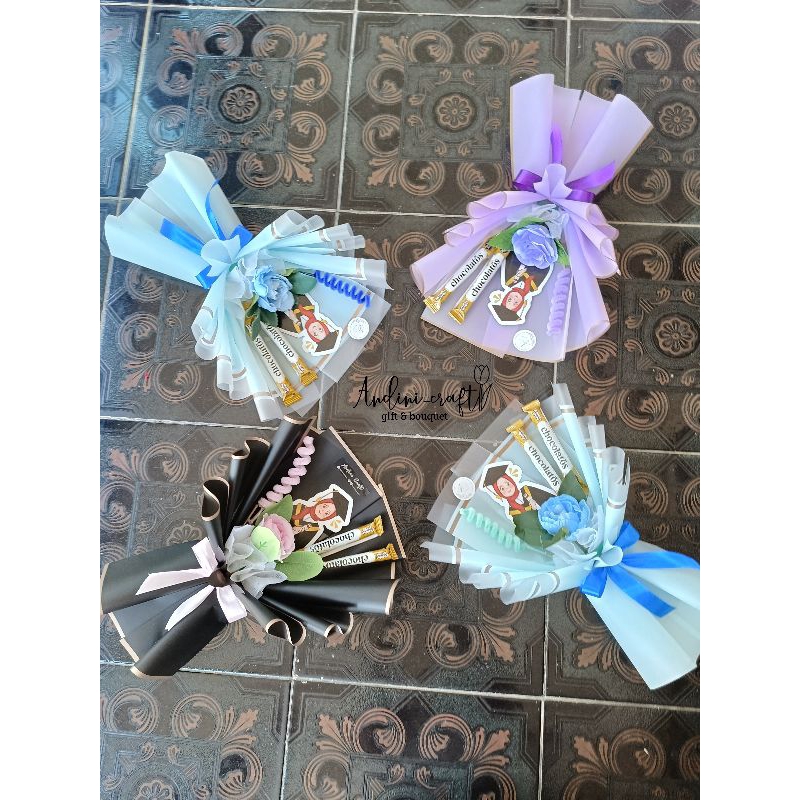 BUKET TOPPER WISUDA - FREE GREETING CARD - FREE CUSTOM - BUKET WISUDA MURAH - REKOMENDASI KADO WISUD