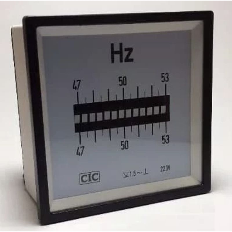Frequency Meter CIC (Vibrating & Pointer) Frekuensi Meter