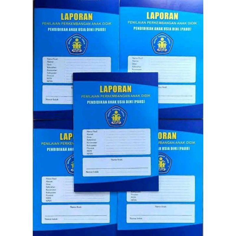 

RAPORT PAUD usia 3-6 th (1 bundle 20 buku ) lebih hemat