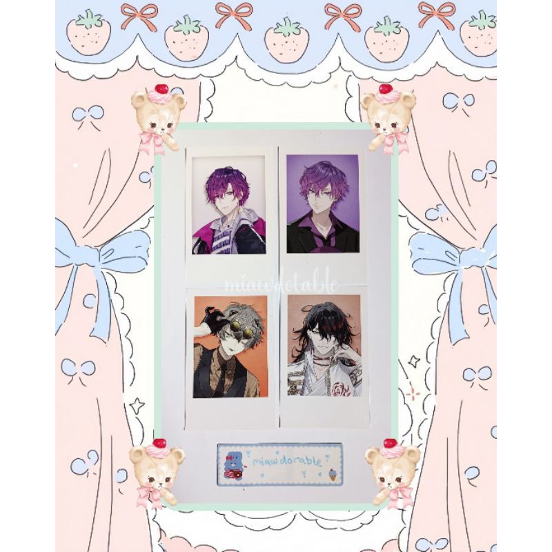 Nijisanji EN Snapshot Half Anniversary Unit Art Uki Violeta, Alban Knix, Vox Akuma