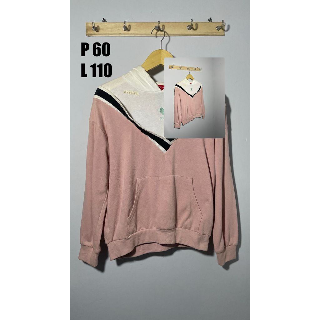 Hoodie Wanita Korea Style Oversize