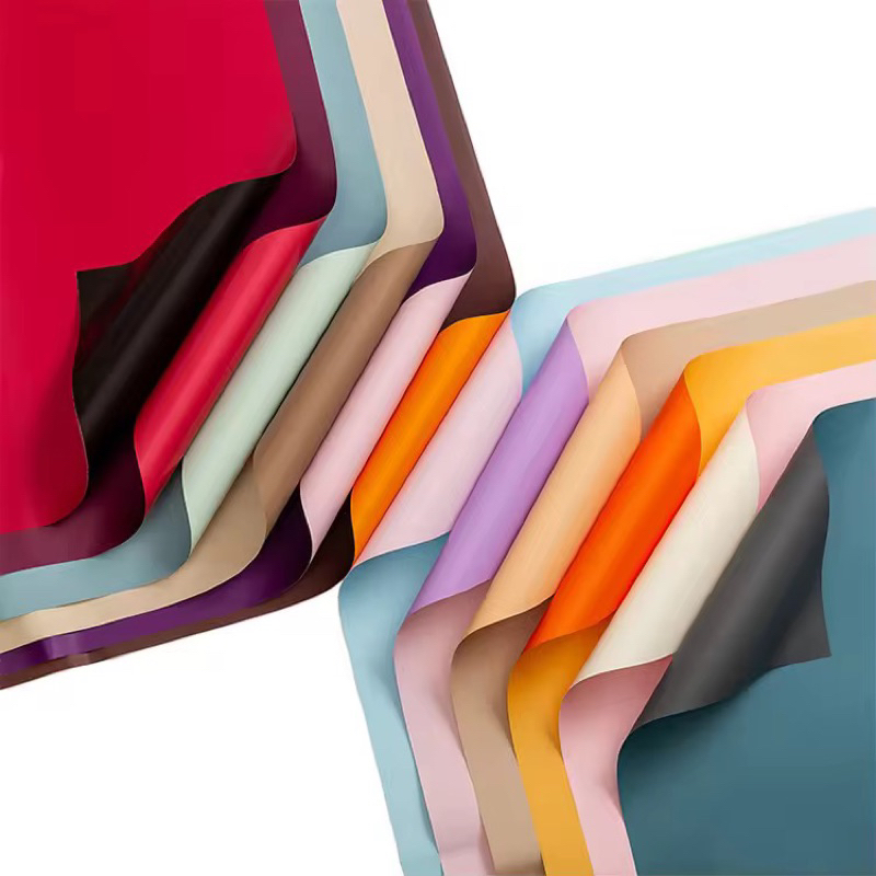 

[20 LEMBAR] FLOWER WRAPPING BI COLOR CELLOPHANE WATERPROOF KERTAS BUKET BUNGA (PACK SEWARNA)