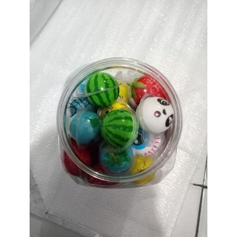 

Permen JND Lunak Bulat Toples isi 50 Jeli Fruit Mix Gummy Jelly Manis - Paket Pedas Manis Gift Food