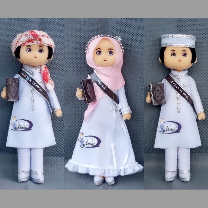 Boneka Wisuda Tahfidz Qur'an/Boneka Tahfidz/Hadiah Wisuda