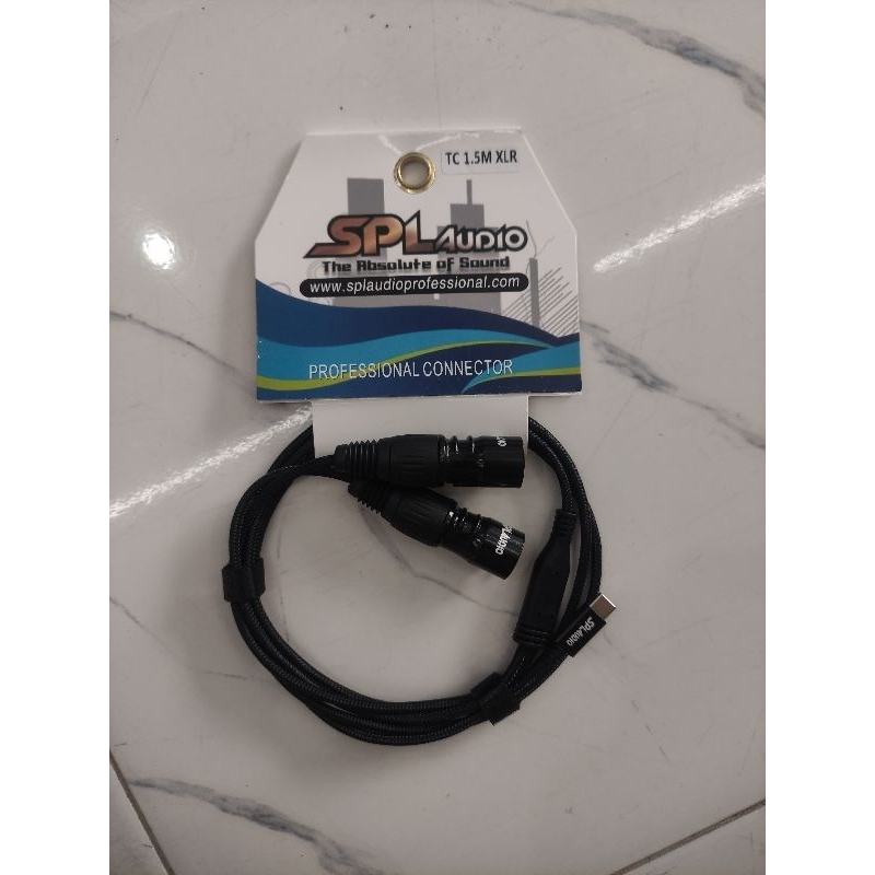 JACK HP TYPE-C TIPE TC-1.5XLR SPL AUDIO