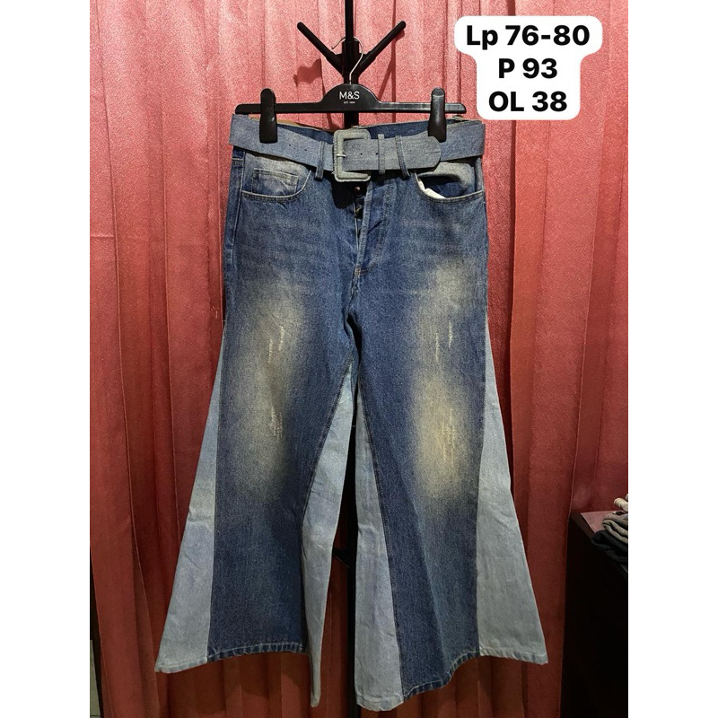 celana jeans wanita longgar