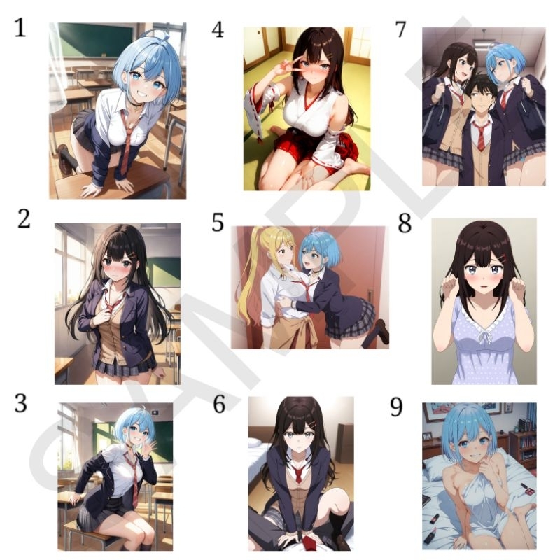 Poster Big Small Wibu Viral Danjo No Yuujou Seiritsu Can A Boy Girl Friendship Anime Sexy Inuzaka Hi