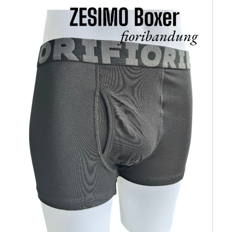 FIORI Boxer ZESIMO Black | Celana Dalam Celana Boxer Pria