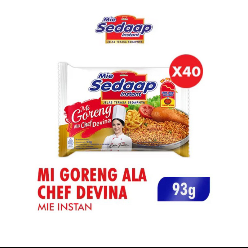 

Ready! Mie Sedap Goreng By Chef Devina 1 Dus