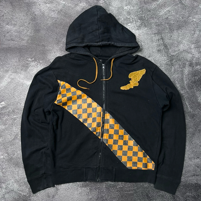 Zip Hoodie Black Card Sz L original