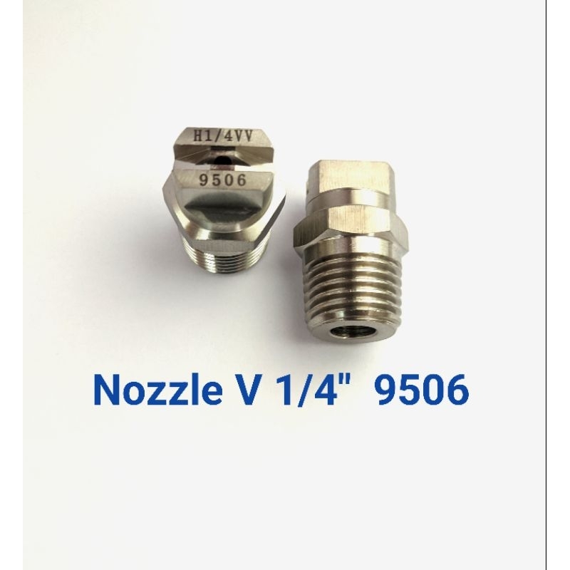Nozzle Vee Jet Stainless 1/4 inch (9506) / nozzle v jet stainless