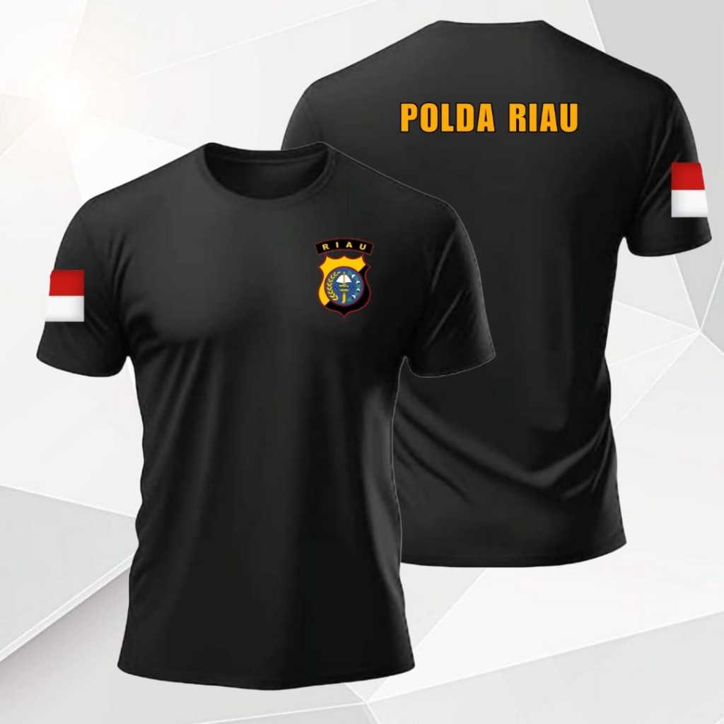 Kaos Polda Riau - Desain Eksklusif untuk Personel Polda Riau