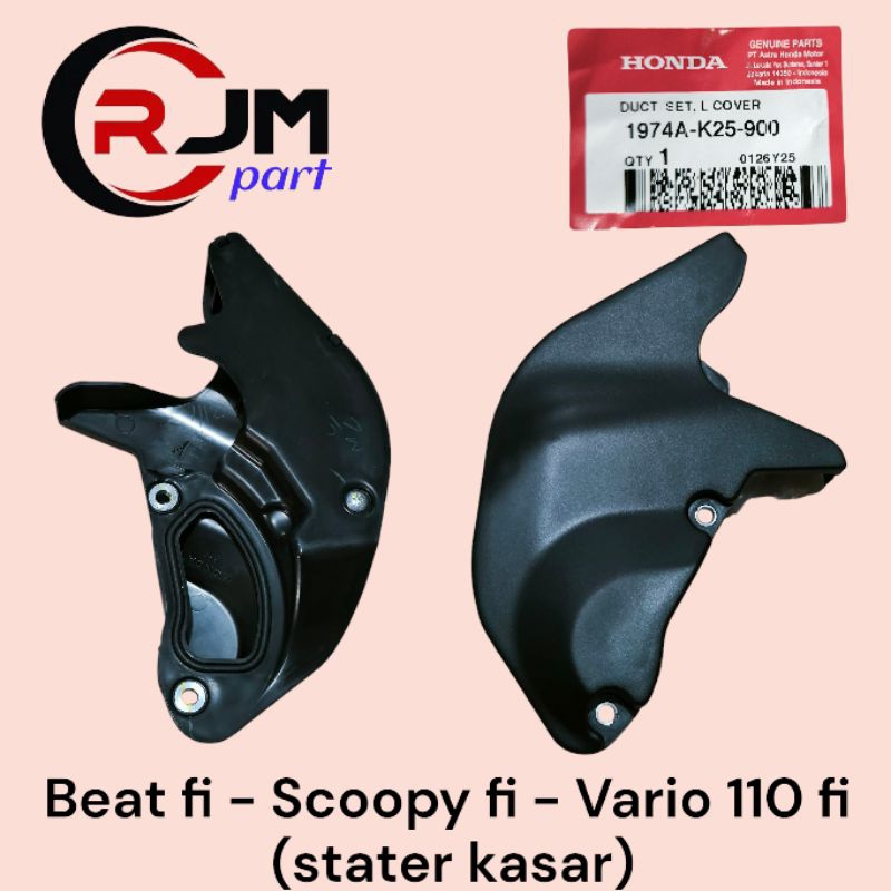 DUCT SET LCVT BEAT FI SCOOPY FI VARIO 110 FI STATER KASAR COVER CVT BEAT SCOOPY VARIO 110 FI KEONGAN