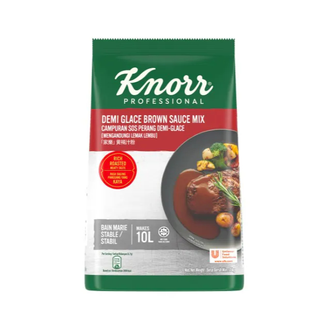

Knorr Demi Glace Brown Sauce Steak Saus 1kg