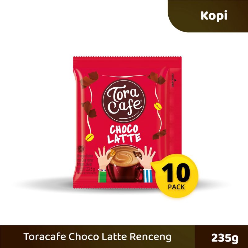 

Tora Cafe Choco Latte Renceng isi 10 Sachet