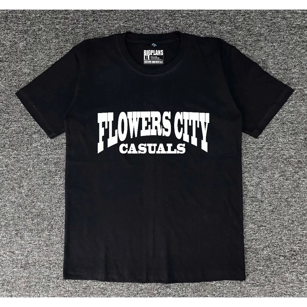 Kaos Flowers City Casual