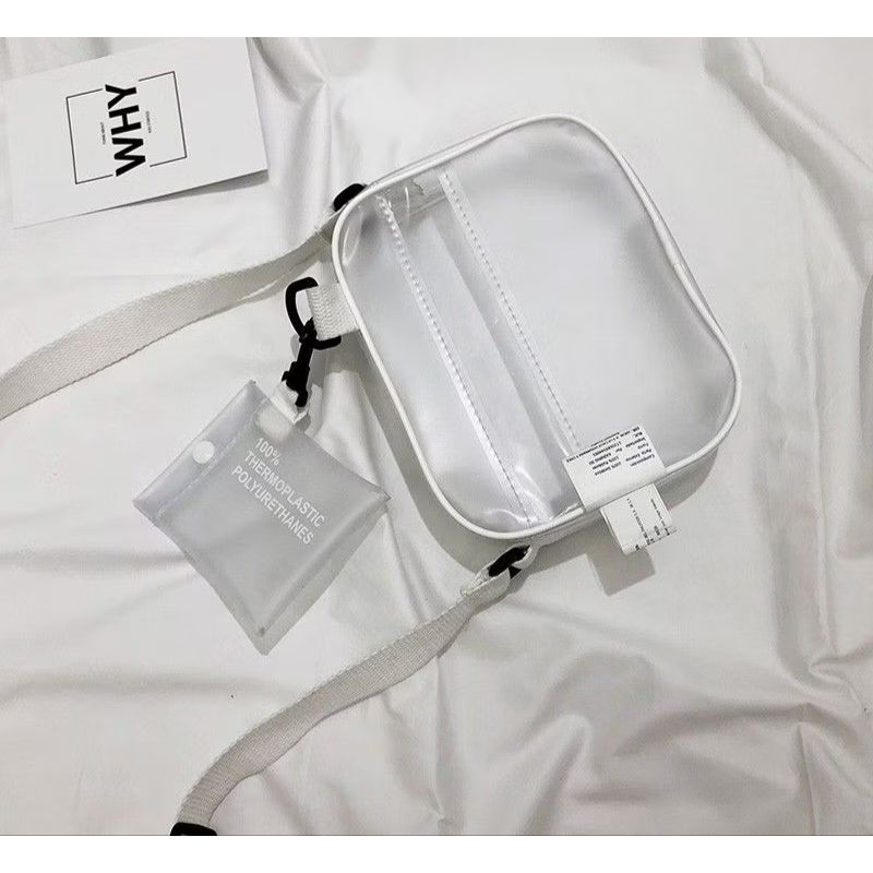 TAS BAHU/TAS SELEMPANG MIKA TRANSPARAN