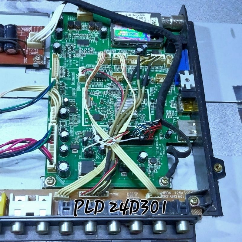 MB POLYTRON PLD 24D301 ORIGINAL MAINBOARD MOTHERBOARD