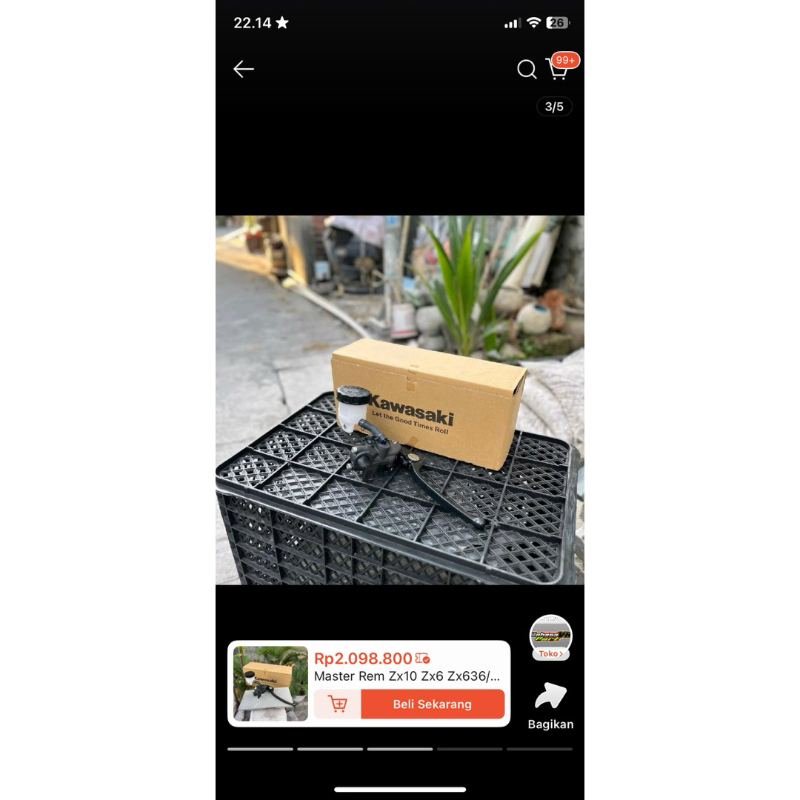 Master Rem Nissin Radial ZX6 Japan Original